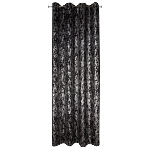 ZASŁONA GOTOWA ELISE 140 X 250 CM CZARNY ZASŁONA GOTOWA ELISE 140 X 250 CM CZARNY