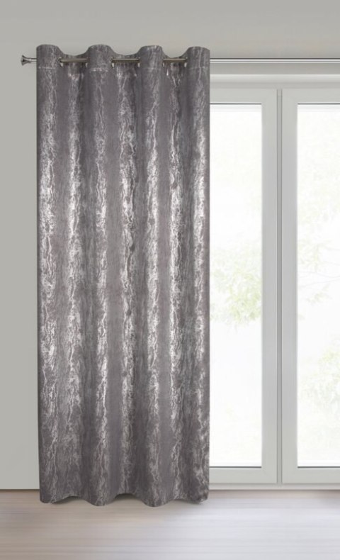 ZASŁONA GOTOWA ELISE 140 X 250 CM STALOWY ZASŁONA GOTOWA ELISE 140 X 250 CM STALOWY