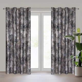 ZASŁONA GOTOWA ESTER 140 X 250 CM BRĄZOWY