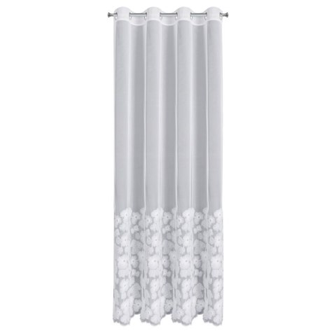 ZASŁONA GOTOWA JASMIN 140 X 250 CM BIAŁY ZASŁONA GOTOWA JASMIN 140 X 250 CM BIAŁY