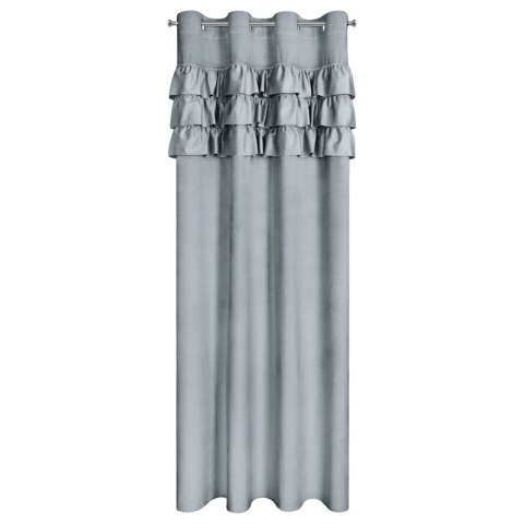 ZASŁONA GOTOWA SAMI 140 X 250 CM SREBRNY ZASŁONA GOTOWA SAMI 140 X 250 CM SREBRNY