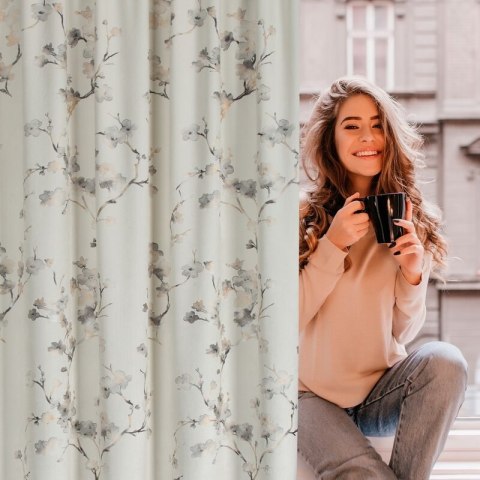 ZASŁONA GOTOWA SELENA NA TAŚMIE 140 X 270 CM KREMOWY ZASŁONA GOTOWA SELENA NA TAŚMIE 140 X 270 CM KREMOWY