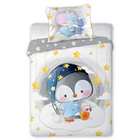Pościel bawełna 100x135 + 40x60 Pingwinek Pościel bawełna 100x135 + 40x60 Pingwinek