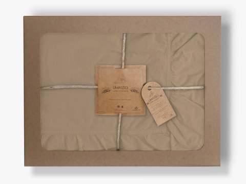 Pościel bawełniana AKDENIZ BEIGE/220x200(P) STONEWASHED Pościel bawełniana AKDENIZ BEIGE/220x200(P) STONEWASHED