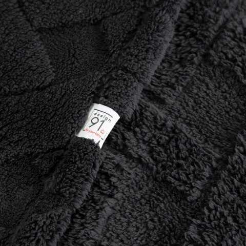 KOC D91 CARO 70 X 160 CM CZARNY KOC D91 CARO 70 X 160 CM CZARNY
