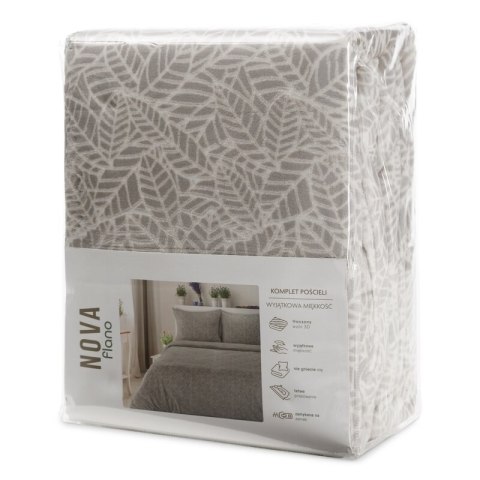 KOMPLET POŚCIELI FLANO 3 220 X 200 CM BEŻOWY