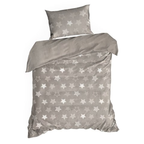 KOMPLET POŚCIELI FLANO 4 160 X 200 CM BEŻOWY