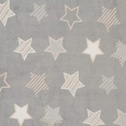 KOMPLET POŚCIELI FLANO 4 220 X 200 CM SREBRNY