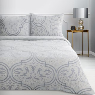 KOMPLET POŚCIELI FLANO 5 220 X 200 CM SREBRNY