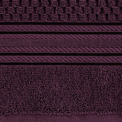 RĘCZNIK DAVOS (09) 70 X 140 CM CIEMNOFIOLETOWY