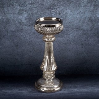 ŚWIECZNIK ŚWIĄTECZNY 13B FI 11 X 25 CM SZAMPAŃSKI