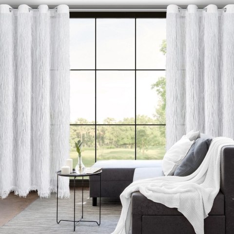 ZASŁONA GOTOWA AURORA 140 X 250 CM BIAŁY ZASŁONA GOTOWA AURORA 140 X 250 CM BIAŁY