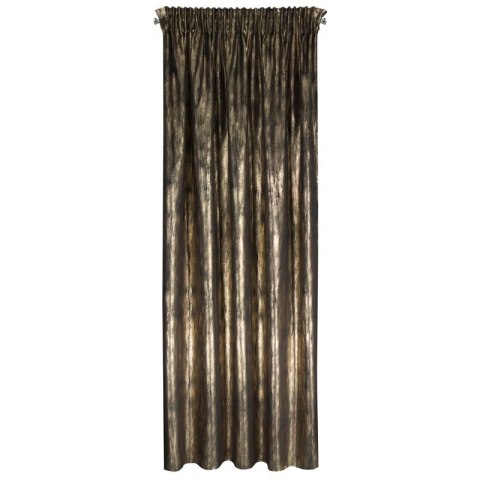 ZASŁONA GOTOWA EMILA NA TAŚMIE 140 X 270 CM CZARNY ZASŁONA GOTOWA EMILA NA TAŚMIE 140 X 270 CM CZARNY
