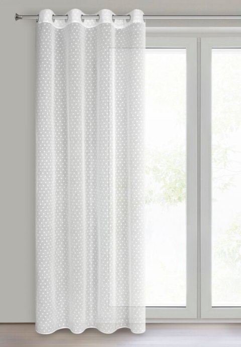 ZASŁONA GOTOWA HANIA 140 X 250 CM BIAŁY ZASŁONA GOTOWA HANIA 140 X 250 CM BIAŁY