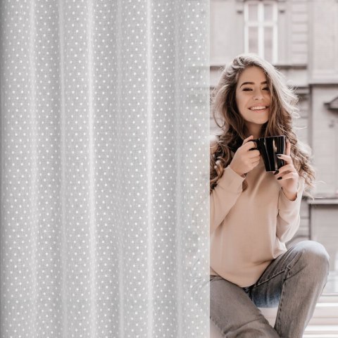 ZASŁONA GOTOWA HANIA 140 X 250 CM BIAŁY ZASŁONA GOTOWA HANIA 140 X 250 CM BIAŁY