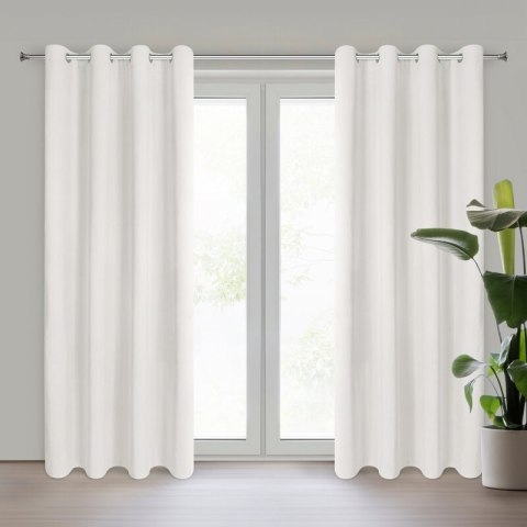 ZASŁONA GOTOWA NITA 140 X 250 CM KREMOWY ZASŁONA GOTOWA NITA 140 X 250 CM KREMOWY