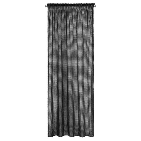 ZASŁONA GOTOWA REINA NA TAŚMIE 135 X 270 CM CZARNY ZASŁONA GOTOWA REINA NA TAŚMIE 135 X 270 CM CZARNY