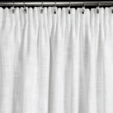 ZASŁONA GOTOWA ROSI 1 NA TAŚMIE 140 X 270 CM BIAŁY