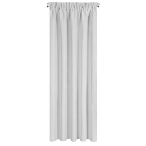ZASŁONA GOTOWA SUZAN NA TAŚMIE 135 X 270 CM SREBRNY