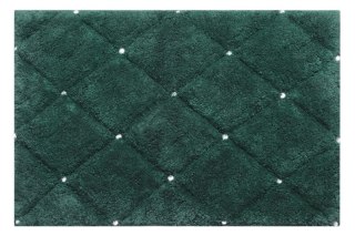 DYWANIK ŁAZIENKOWY CHIC (2) 50 X 70 CM CIEMNOZIELONY
