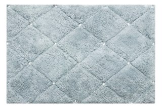 DYWANIK ŁAZIENKOWY CHIC (2) 60 X 90 CM SREBRNY