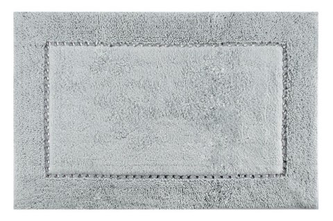 DYWANIK ŁAZIENKOWY CHIC 50 X 70 CM SREBRNY DYWANIK ŁAZIENKOWY CHIC 50 X 70 CM SREBRNY