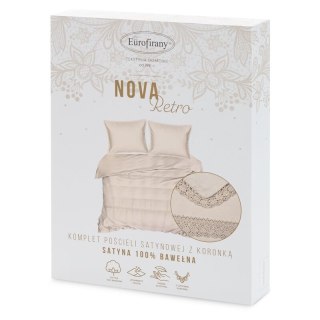 KOMPLET POŚCIELI RETRO 5 160 X 200 CM BEŻOWY