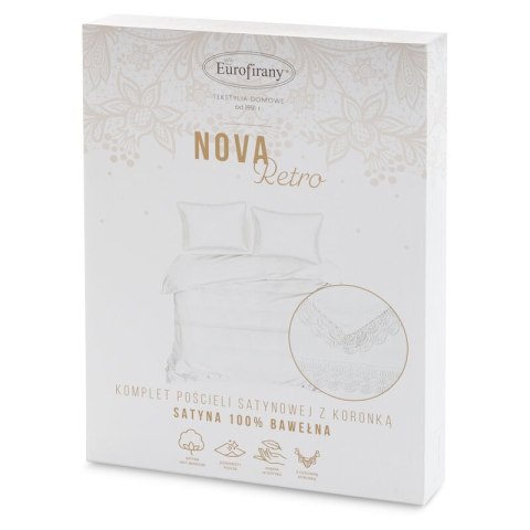 KOMPLET POŚCIELI RETRO 6 220 X 200 CM BIAŁY