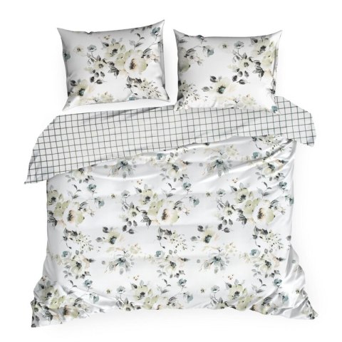 KOMPLET POŚCIELI SATYNOWEJ SPRING 32 220 X 200 CM BIAŁY KOMPLET POŚCIELI SATYNOWEJ SPRING 32 220 X 200 CM BIAŁY