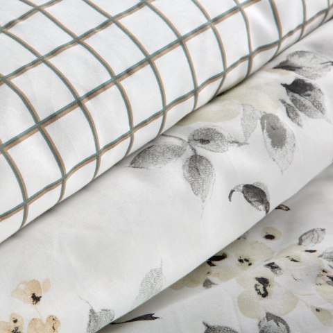 KOMPLET POŚCIELI SATYNOWEJ SPRING 32 220 X 200 CM BIAŁY KOMPLET POŚCIELI SATYNOWEJ SPRING 32 220 X 200 CM BIAŁY