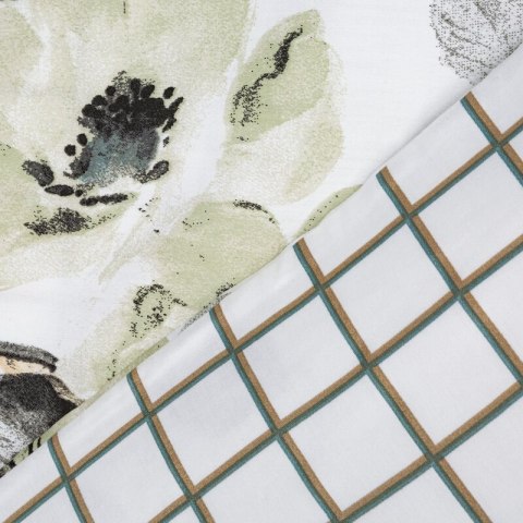 KOMPLET POŚCIELI SATYNOWEJ SPRING 32 220 X 200 CM BIAŁY KOMPLET POŚCIELI SATYNOWEJ SPRING 32 220 X 200 CM BIAŁY