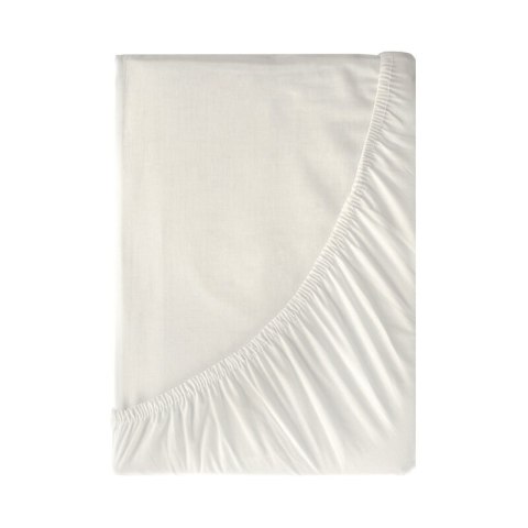 PRZEŚCIERADŁO Z GUMKĄ BASIC 100 X 200 X 30 CM KREMOWY