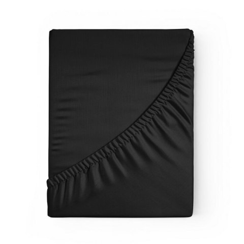 PRZEŚCIERADŁO Z GUMKĄ BASIC 180 X 200 X 30 CM CZARNY PRZEŚCIERADŁO Z GUMKĄ BASIC 180 X 200 X 30 CM CZARNY