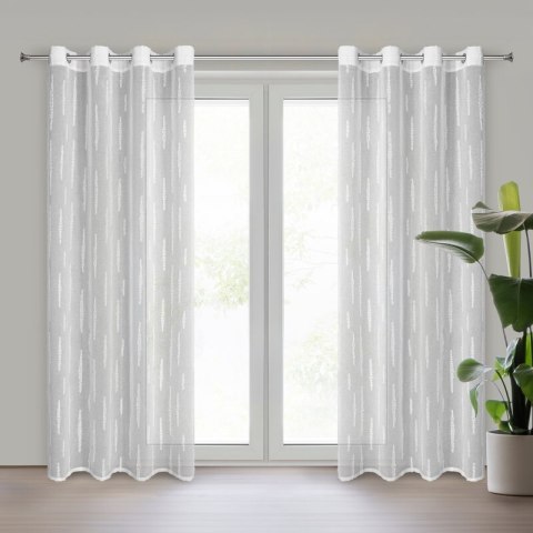 ZASŁONA GOTOWA ALENI 140 X 250 CM BIAŁY ZASŁONA GOTOWA ALENI 140 X 250 CM BIAŁY
