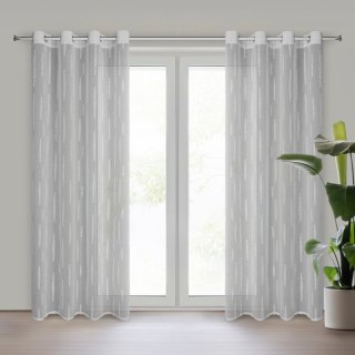 ZASŁONA GOTOWA ALENI 140 X 250 CM SREBRNY