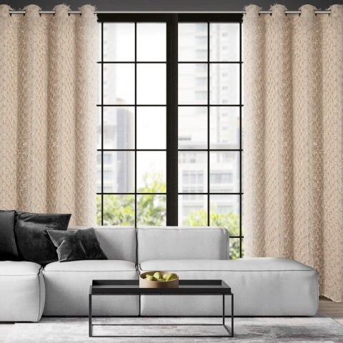 ZASŁONA GOTOWA AURELIA 135 X 250 CM BEŻOWY ZASŁONA GOTOWA AURELIA 135 X 250 CM BEŻOWY