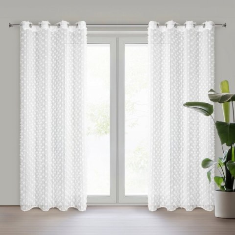 ZASŁONA GOTOWA AURELIA 135 X 250 CM BIAŁY ZASŁONA GOTOWA AURELIA 135 X 250 CM BIAŁY