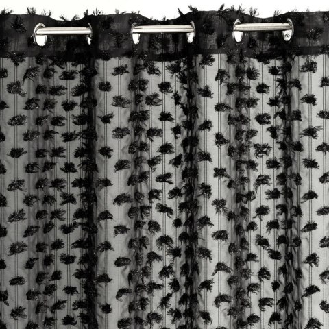 ZASŁONA GOTOWA AURELIA 135 X 250 CM CZARNY ZASŁONA GOTOWA AURELIA 135 X 250 CM CZARNY