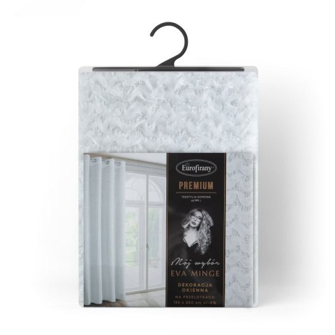 ZASŁONA GOTOWA TIFFANY 135 X 250 CM BIAŁY ZASŁONA GOTOWA TIFFANY 135 X 250 CM BIAŁY