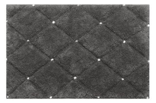 DYWANIK ŁAZIENKOWY CHIC (2) 50 X 70 CM STALOWY