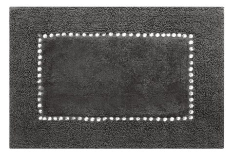 DYWANIK ŁAZIENKOWY CHIC 50 X 70 CM STALOWY DYWANIK ŁAZIENKOWY CHIC 50 X 70 CM STALOWY