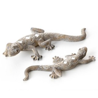 FIGURKA DEKORACYJNA GATOS 20 X 8 X 3 CM STALOWY