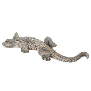 FIGURKA DEKORACYJNA GATOS 26 X 9 X 3 CM STALOWY
