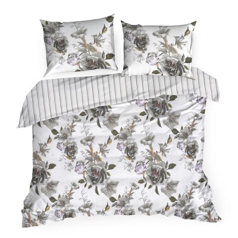 KOMPLET POŚCIELI SATYNOWEJ SPRING 39 220 X 200 CM BIAŁY KOMPLET POŚCIELI SATYNOWEJ SPRING 39 220 X 200 CM BIAŁY