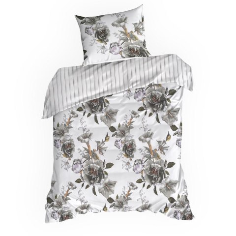 KOMPLET POŚCIELI SATYNOWEJ SPRING 39 220 X 200 CM BIAŁY KOMPLET POŚCIELI SATYNOWEJ SPRING 39 220 X 200 CM BIAŁY