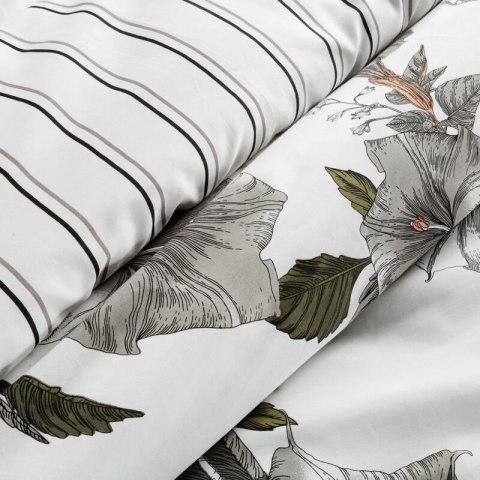 KOMPLET POŚCIELI SATYNOWEJ SPRING 39 220 X 200 CM BIAŁY KOMPLET POŚCIELI SATYNOWEJ SPRING 39 220 X 200 CM BIAŁY