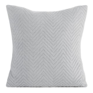 POSZEWKA LEN 3 45 X 45 CM SREBRNY