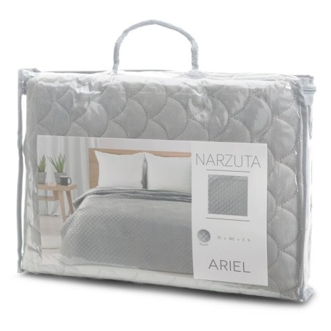 NARZUTA ARIEL 170 X 210 CM SREBRNY NARZUTA ARIEL 170 X 210 CM SREBRNY