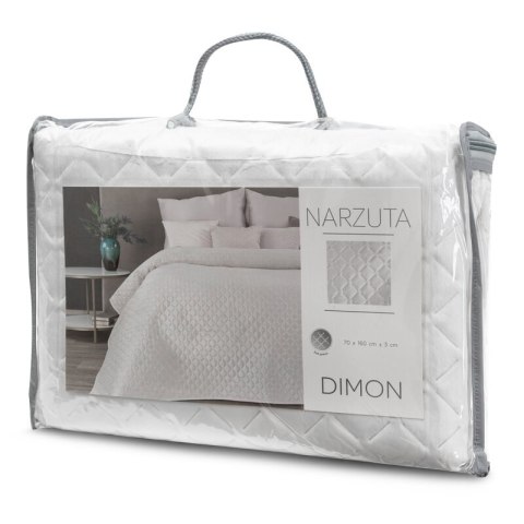 NARZUTA DIMON 70 X 160 CM BIAŁY NARZUTA DIMON 70 X 160 CM BIAŁY