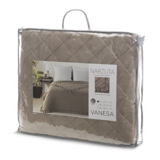 NARZUTA VANESA 220 X 240 CM CIEMNOBEŻOWY